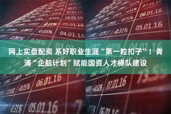 网上实盘配资 系好职业生涯“第一粒扣子”！青浦“企航计划”赋能国资人才梯队建设